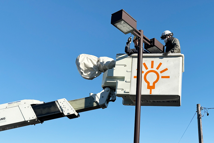 日本平山頂 LED照明工事